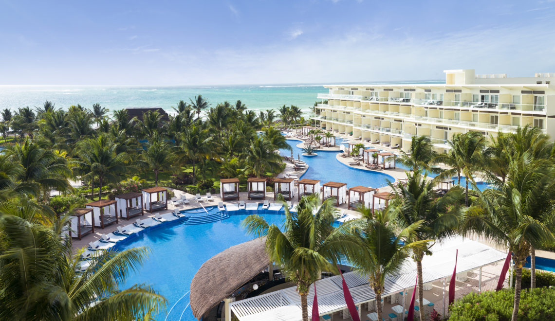 Azul Sensatori Mexico Aerial of Adults Only Pool