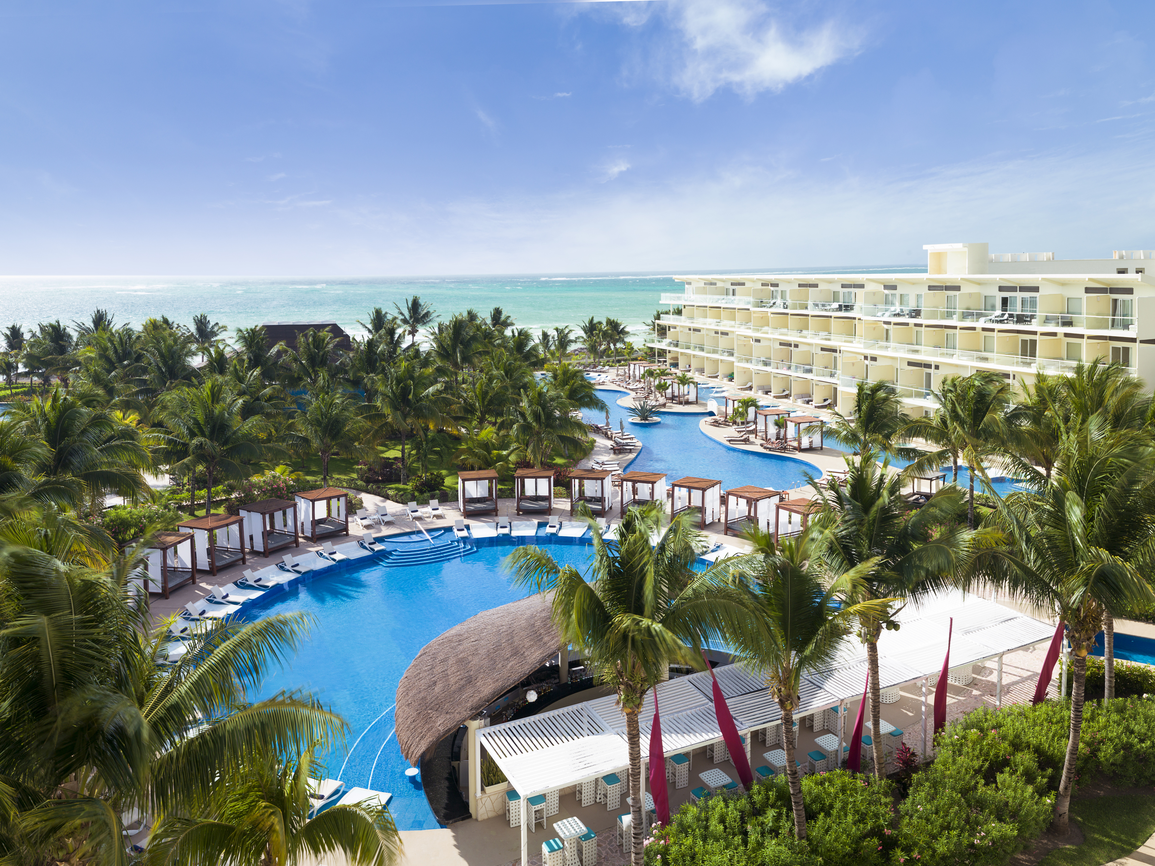 Azul Sensatori Mexico Aerial of Adults Only Pool