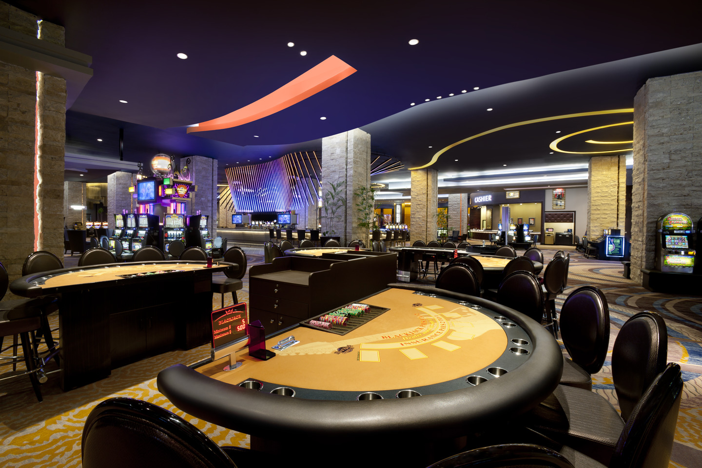 Hard Rock Hotel and Casino Punta Cana Black Jack Tables