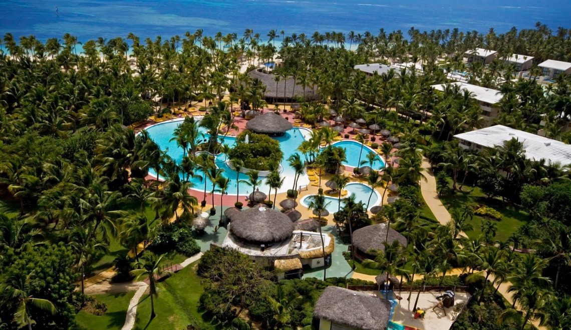 Catalonia Bavaro Beach Golf & Casino Resort Pool Aerial
