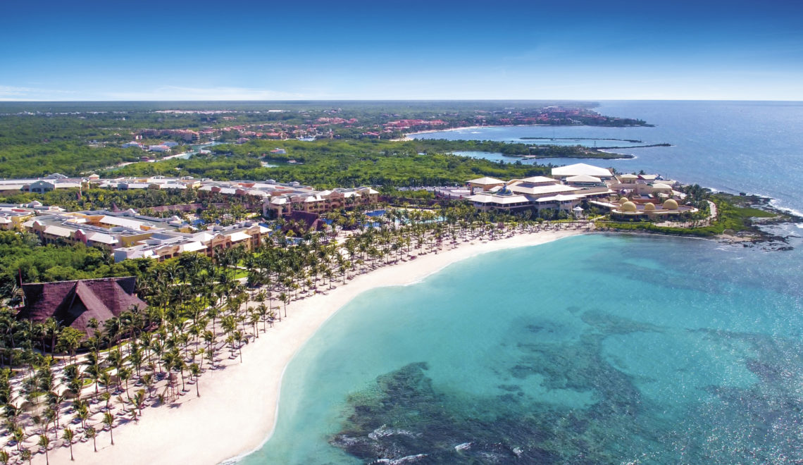 Aerial view of Barcelo Maya Palace