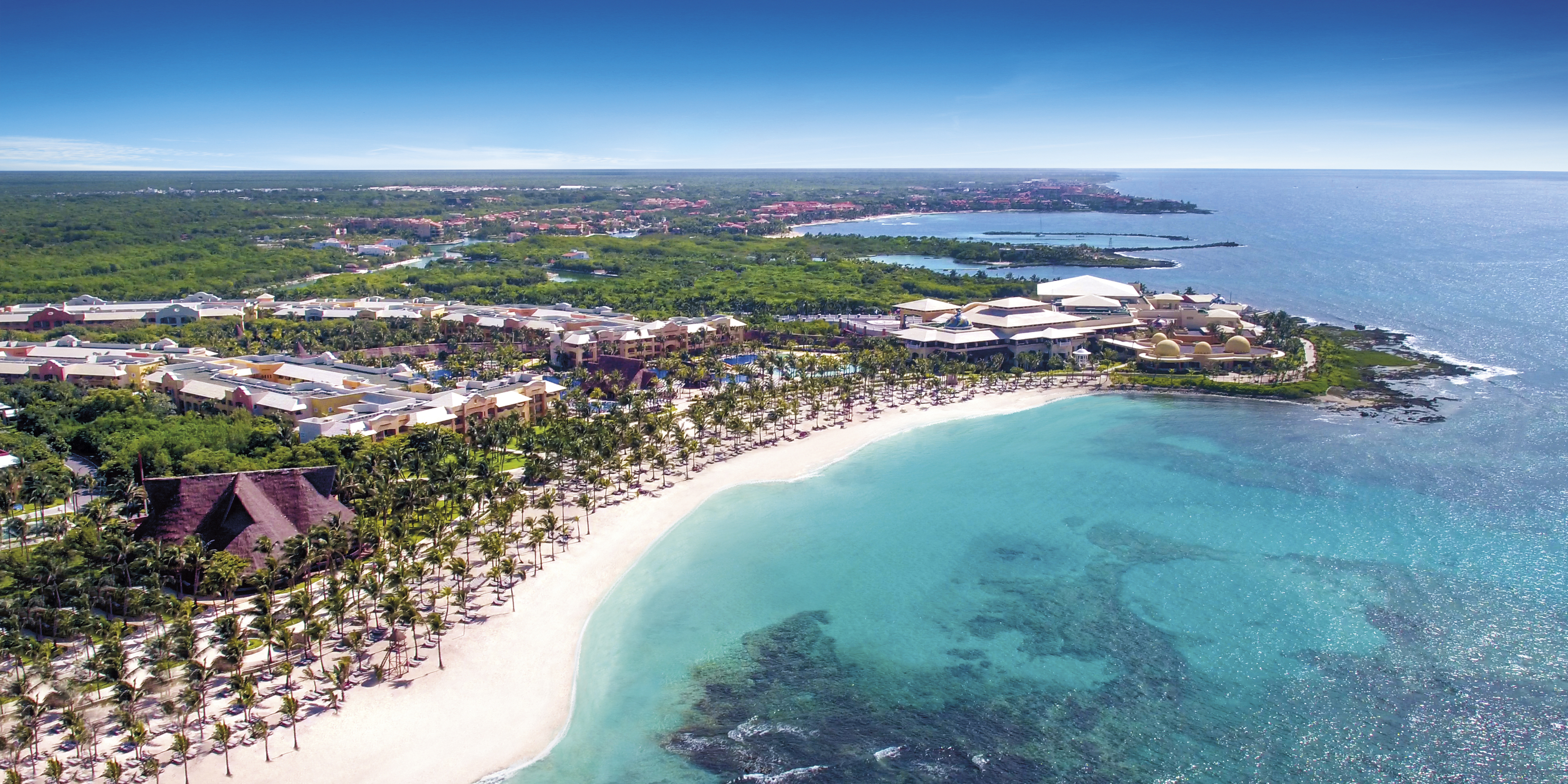 Aerial view of Barcelo Maya Palace