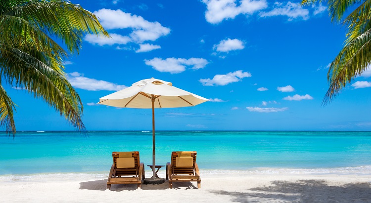 Beach in the Caribbean
