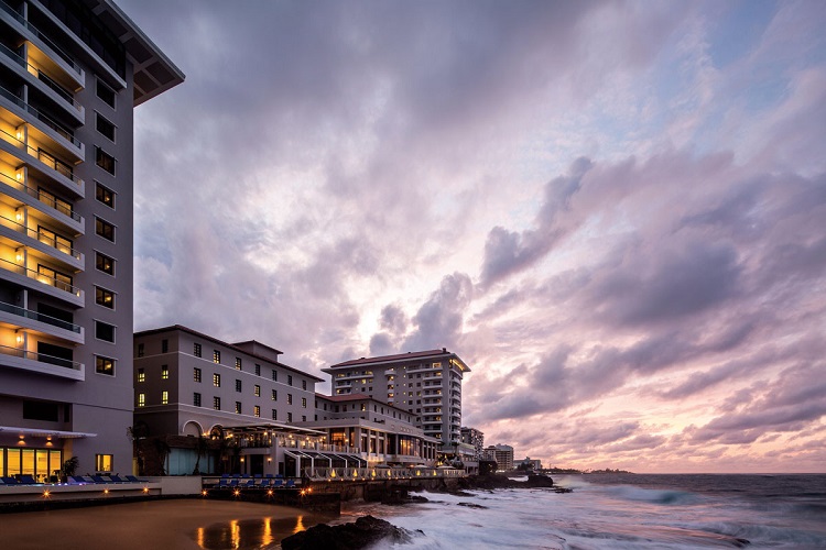 Resort view at Condado Vanderbilt in Puerto Rico