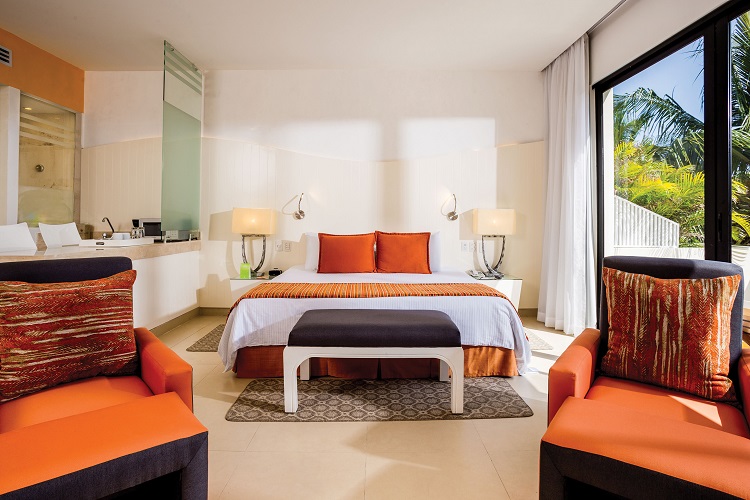 Deluxe suite at Sunscape Akumal Beach Resort & Spa in Mexico