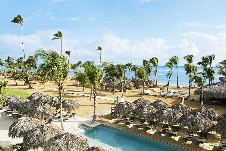 Beach view at Excellence El Carmen in the Dominican Republic