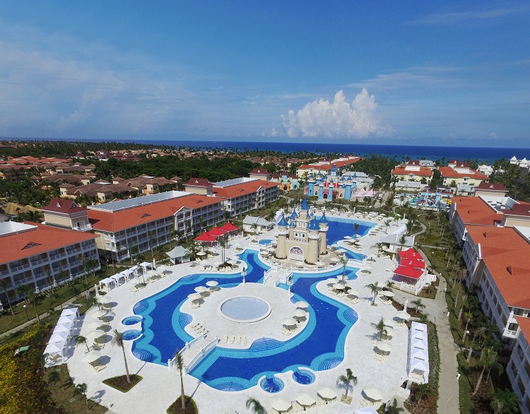Pool view at Fantasia Bahia Principe Punta Cana in the Dominican Republic