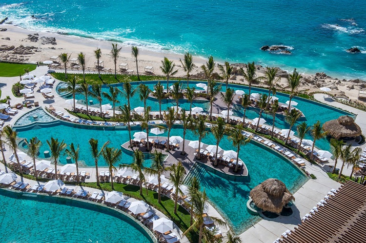Resort pool view Grand Velas Los Cabos in Cabo San Lucas