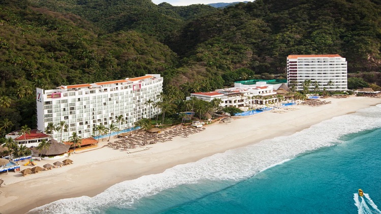 Aerial view of Hyatt Ziva Puerto Vallarta in Mexico