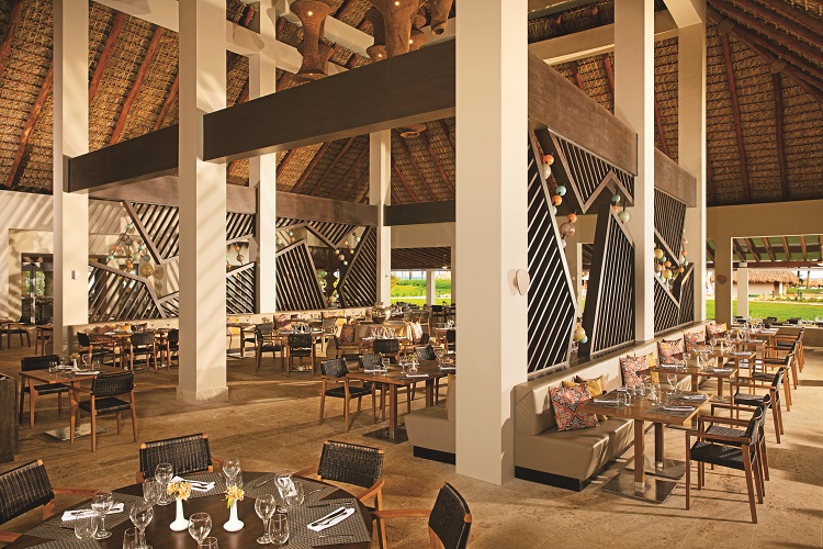 International buffet at Now Onyx Punta Cana in the Dominican Republic