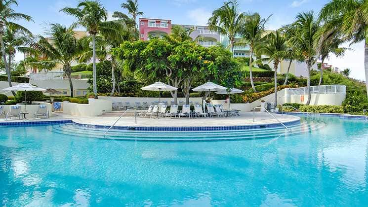 Pool view at Las Casitas Village in Puerto Rico