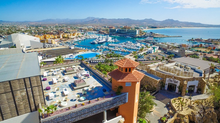 Aerial view of Sandos Finisterra Los Cabos in Mexico
