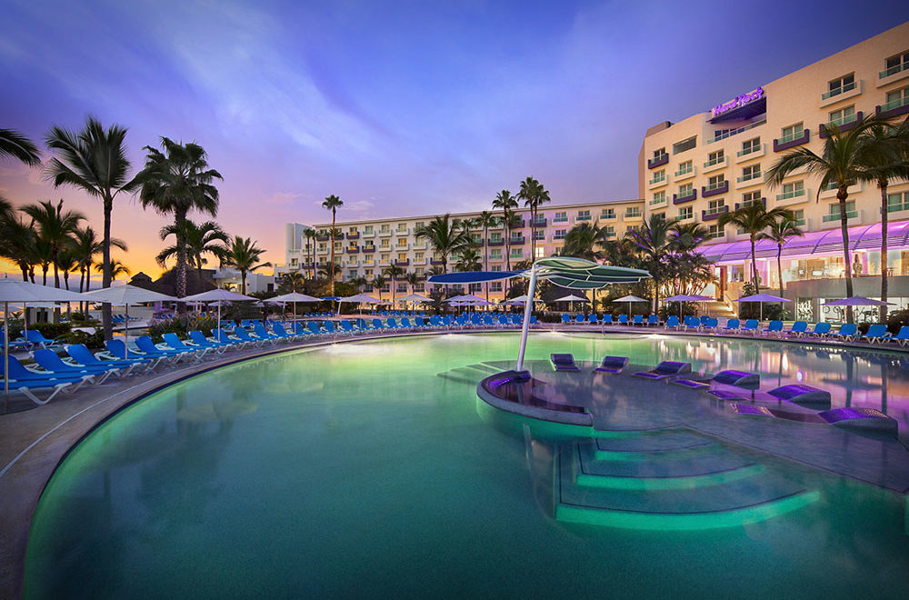 Hard Rock Hotel Vallarta Pool at Night
